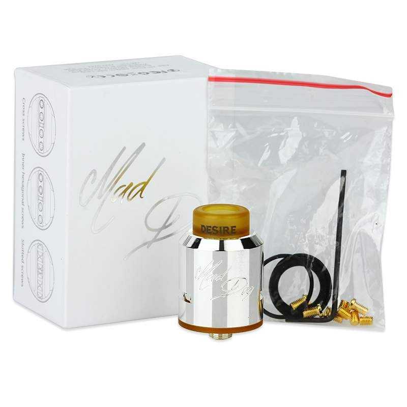 Desire RDA von Mad Dog (Selbstwickler Tröpfler) 24 mm - SilberLieferumfang: 1x Desire RDA Selbstwickelverdampfer , Tröpfler von Mad DogHöhe: 37.5 mmDurchmesser: 24 mmMaterial : Aluminium Magnesium Legierung und PE (Plastique) Konnektor: 510 3975Mad Rabbit16,10 CHFsmoke-shop.ch16,10 CHF Desire RDA von Mad Dog (Selbstwickler Tröpfler) 24 mm - SilberLieferumfang: 1x Desire RDA Selbstwickelverdampfer , Tröpfler von Mad DogHöhe: 37.5 mmDurchmesser: 24 mmMaterial : Aluminium Magnesium Legierung und PE (Plastique) Konnektor: 510 3975Mad Rabbit16,10 CHFsmoke-shop.ch16,10 CHF