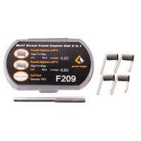 8x Multi Strand Fused Clapton Coils 2 in 1 - Geekvape - vorgewickelte Coils (F209)Lieferumfang: 8x Multi Strand Fused Clapton Coil 2 in 1- Geekvape - vorgewickelte Coils + Coil Tool von Geekvape Material: N90AWG: 26ga*3+40ga, 28ga*4+40gaResistance: 0.2ohm,0.3ohm 6918geekvape11,90 CHFsmoke-shop.ch11,90 CHF
