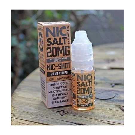 Nic Salt - Shot - Nic Shot - Booster 20mg 70/30 - Nikotinsalz - Flawless