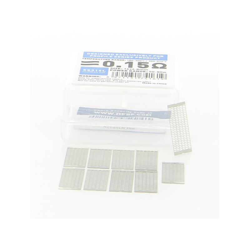 NexMesh 0.15ohm (SS316) von OFRF (Mesh-Plättchen)Lieferumfang: 10x SS316 NexMesh 0.15 ohmDas SS316 NexMesh misst 16 x 6,8 mm bei einem Wert von 0,15 ΩEntwickeln Sie Ihr Geschmackserlebnis. Entdecken Sie die nächste Generation des Netzspulendesigns mit nexMESH Triple Density Gird Mesh.Das gleichmässige Maschengewebe mit 3-mal mehr Löchern sorgt für eine schnelle Kraftübertragung und blitzschnelles Erhitzen mit weniger Rückspucken.8152OFRF5,30 CHFsmoke-shop.ch5,30 CHF NexMesh 0.15ohm (SS316) von OFRF (Mesh-Plättchen)Lieferumfang: 10x SS316 NexMesh 0.15 ohmDas SS316 NexMesh misst 16 x 6,8 mm bei einem Wert von 0,15 ΩEntwickeln Sie Ihr Geschmackserlebnis. Entdecken Sie die nächste Generation des Netzspulendesigns mit nexMESH Triple Density Gird Mesh.Das gleichmässige Maschengewebe mit 3-mal mehr Löchern sorgt für eine schnelle Kraftübertragung und blitzschnelles Erhitzen mit weniger Rückspucken.8152OFRF5,30 CHFsmoke-shop.ch5,30 CHF