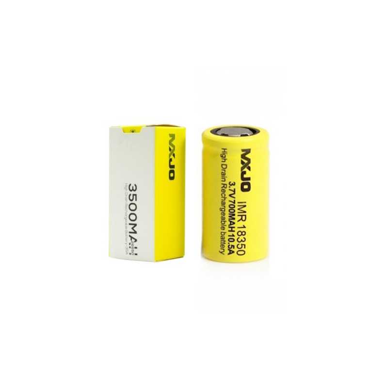MXJO INR18350 700mAh - 10.5 A 18350 BatterieLieferumfang: 1x MXJO INR18350 700mAh - 10.5 AGröße: 18350Spannung: 3,6 VKapazität: 700 mAhHöhe: 35 mmDurchmesser: 18,1 mmGewicht: 26 gWiederaufladbar: Ja8496MXJO Batterien7,50 CHFsmoke-shop.ch7,50 CHF MXJO INR18350 700mAh - 10.5 A 18350 BatterieLieferumfang: 1x MXJO INR18350 700mAh - 10.5 AGröße: 18350Spannung: 3,6 VKapazität: 700 mAhHöhe: 35 mmDurchmesser: 18,1 mmGewicht: 26 gWiederaufladbar: Ja8496MXJO Batterien7,50 CHFsmoke-shop.ch7,50 CHF
