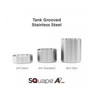 Tank Grooved Edelstahl SQuape A[rise]Lieferung: 1 x Tank Grooved Edelstahl SQuape A[rise]Der Tank Grooved Edelstahl ersetzt die PSU oder Quartzglas Tanksektion beim SQuape A[rise]. Die sichtbare Oberfläche dieses Tanks aus Edelstahl ist markant gerillt und verleiht dem SQuape A[rise] einen neuen und edlen Look. Material: Edelstahl 316L, markant gerillt.Grösse: 2ml, 4ml und 8ml10677Stattqualm / Squape7,90 CHFsmoke-shop.ch7,90 CHF
