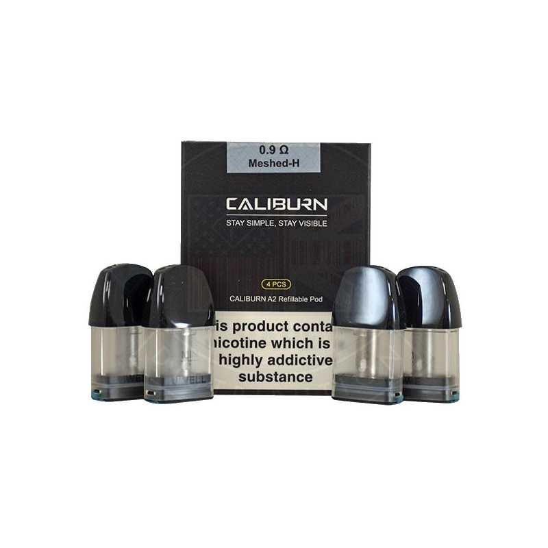 Caliburn A2/A2S Ersatzpod von Uwell - 4 Stück - ErsatzkartuschenLieferumfang: 4x Caliburn A2 Pod - Ersatzkartuschen von UwellDie passenden Ersatzpods für den Caliburn A2 von Uwell besitzen ein Fassungsvermögen von 2 ml und der integrierte Mesh Coil hat einen Widerstand von 0.9 Ohm. Das Befüllen erfolgt über das praktische Top-Filling System, in dem man zuvor das Mundstück entfernt. Der Mesh Coil bietet ein herausragendes Geschmackserlebnis und satte Dampfwolken.Uwell Caliburn A2 Replacement Pod Refillable 2ml ist speziell für Uwell Caliburn A2 Pod Kit entwickelt. Uwell Caliburn A2 Ersatz Pod hat eine E-Saft Kapazität von 2ml. Jeder Pod ist nachfüllbar und dank seiner Top-Fill-Design, können Sie e-Saft jederzeit zu füllen. Die Pods werden in Viererpacks mit vorinstallierten 0,9 Ohm UN2 Mesh Coils für optimale Leistung geliefert.Merkmale: Einfaches und sichtbares Design2ml E-Saft-KapazitätPod-Spulen-Widerstand:Wiederbefüllbarer PodTop Fill SystemKompatibel mit Uwell Caliburn A2/AK2 Pod System KitEnthält:4 Stück/Packung11428Uwell 12,90 CHFsmoke-shop.ch12,90 CHF Caliburn A2/A2S Ersatzpod von Uwell - 4 Stück - ErsatzkartuschenLieferumfang: 4x Caliburn A2 Pod - Ersatzkartuschen von UwellDie passenden Ersatzpods für den Caliburn A2 von Uwell besitzen ein Fassungsvermögen von 2 ml und der integrierte Mesh Coil hat einen Widerstand von 0.9 Ohm. Das Befüllen erfolgt über das praktische Top-Filling System, in dem man zuvor das Mundstück entfernt. Der Mesh Coil bietet ein herausragendes Geschmackserlebnis und satte Dampfwolken.Uwell Caliburn A2 Replacement Pod Refillable 2ml ist speziell für Uwell Caliburn A2 Pod Kit entwickelt. Uwell Caliburn A2 Ersatz Pod hat eine E-Saft Kapazität von 2ml. Jeder Pod ist nachfüllbar und dank seiner Top-Fill-Design, können Sie e-Saft jederzeit zu füllen. Die Pods werden in Viererpacks mit vorinstallierten 0,9 Ohm UN2 Mesh Coils für optimale Leistung geliefert.Merkmale: Einfaches und sichtbares Design2ml E-Saft-KapazitätPod-Spulen-Widerstand:Wiederbefüllbarer PodTop Fill SystemKompatibel mit Uwell Caliburn A2/AK2 Pod System KitEnthält:4 Stück/Packung11428Uwell 12,90 CHFsmoke-shop.ch12,90 CHF