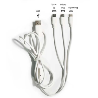 Multifunktions - USB Kabel 3 in 1 Type C, Micro USB, Lightning (Iphone)LieferumfangMultifunktions - USB Kabel 3 in 1 Type C, Micro USB, Lightning (Iphone) 3 in 1 Kabel.Eingang: USBAusgänge: Lightning, Typ C und Micro Usb.Schnellladung: 2,1 A für 3 Geräte gleichzeitig.Anti-Knoten-Kabel.Gesamtlänge mit Kabel: 120cm11492Smoke-Shop.ch8,50 CHFsmoke-shop.ch8,50 CHF