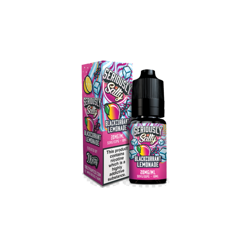 Doozy Vape Seriously Salty - Blackcurrant Lemonade 10ml - 20 mg SaltDoozy Vape Seriously Salty - Blackcurrant Lemonade 10ml - 20 mg SaltBlackcurrant Lemonade, aus dem Doozy Seriously Nice Sortiment, ist eine süße und zitrusartige Getränkemischung aus saftigen schwarzen Johannisbeeren gemischt mit zitrusartiger Limonade und gekühlt mit einer erfrischenden Schicht aus Eis.Doozy Seriously Salty E-Liquid 10ml Salz.11883Doozy Liquids5,50 CHFsmoke-shop.ch5,50 CHF Doozy Vape Seriously Salty - Blackcurrant Lemonade 10ml - 20 mg SaltDoozy Vape Seriously Salty - Blackcurrant Lemonade 10ml - 20 mg SaltBlackcurrant Lemonade, aus dem Doozy Seriously Nice Sortiment, ist eine süße und zitrusartige Getränkemischung aus saftigen schwarzen Johannisbeeren gemischt mit zitrusartiger Limonade und gekühlt mit einer erfrischenden Schicht aus Eis.Doozy Seriously Salty E-Liquid 10ml Salz.11883Doozy Liquids5,50 CHFsmoke-shop.ch5,50 CHF