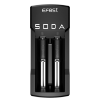 Soda - Neue Version - Dual AC/DC Ladegerät - EfestSoda - Neue Version - Dual AC/DC Ladegerät - EfestEfest Soda Ladegerät für Li-Ionen-Akkus CE, RoHs zertifiziertDas Efest Soda Ladegerät verfügt über zwei intelligente, unabhängig voneinander funktionierende Ladeschächte. Das Efest Soda kann entweder mit dem 230V Netzteil oder 12-24V KFZ Ladekabel betrieben werden. (Kfz-Ladekabel nicht im Lieferumfang)Folgende Li-Ion Akkutypen können geladen werden:10440, 14500, 16340, 17340, 18350, 18490, 18500, 18650, 26500, 26650, 20700, 217003,6V und 3,7V Li-Ionen AkkusProduktinformationen:einfache unkomplizierte BedienungLadevorgang erfolgt nach Selbstprüfung und Analyse der Akkus vollkommen automatischEinzelschachtüberwachung für 1-2 Li-Ion AkkusEinzelschachtüberwachung, Hohe Sicherheit durch Schutzelektronik Überspannungs-, Kurzschluss- und Verpolungsschutz.Geeignet für Li-Ionen Akkus 12084Efest23,00 CHFsmoke-shop.ch23,00 CHF