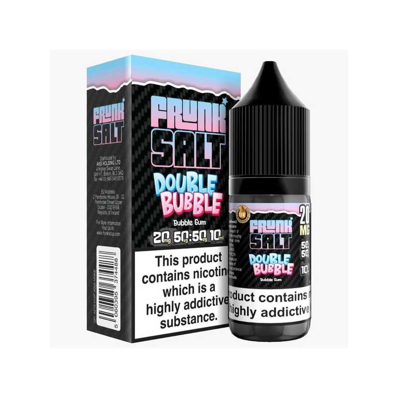 Frunk Salt - Double Bubble - 10ML Nic Salt - 20mgFrunk Salt - Double Bubble - 10ML Nic Salt - 20mgDouble Bubble bietet einen extra saftigen Kaugummigeschmack für einen lang anhaltenden, süßen und aromatischen Rauchgenuss. Sie werden sich fühlen, als ob Sie gerade einen köstlichen Kaugummi in Ihrem Mund mit jedem Zug geknallt haben.E-Liquid 10Ml Nik-SalzNikotin Stärke - 10mg, 20mg50% / 50%12143Frunk Bar - Disposable - Einweg E-Zigaretten4,70 CHFsmoke-shop.ch4,70 CHF Frunk Salt - Double Bubble - 10ML Nic Salt - 20mgFrunk Salt - Double Bubble - 10ML Nic Salt - 20mgDouble Bubble bietet einen extra saftigen Kaugummigeschmack für einen lang anhaltenden, süßen und aromatischen Rauchgenuss. Sie werden sich fühlen, als ob Sie gerade einen köstlichen Kaugummi in Ihrem Mund mit jedem Zug geknallt haben.E-Liquid 10Ml Nik-SalzNikotin Stärke - 10mg, 20mg50% / 50%12143Frunk Bar - Disposable - Einweg E-Zigaretten4,70 CHFsmoke-shop.ch4,70 CHF