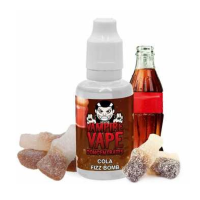 Cola - 30 ml Aroma von Vampire Vape (DIY)Lieferumfang: 1x Cola - Fizz - 30 ml Aroma von Vampire Vape (DIY) Geschmack: Das Cola Fizz Aroma von Vampire Vape bringt dir das Kultgetränk für deine eigene Liquidmischungen. Hier wurde das allseits bekannte Cola Aroma mit sauren Fruchtgummis gepaart und erinnert stark an die berühmten süss-sauren Cola-Fläschchen. Dosierempfehlung des Herstellers: 8 % - 15 %Vampire Vape Aroma 30 ml Aroma nicht Pur dampfen13243Vampire Vape12,00 CHFsmoke-shop.ch12,00 CHF