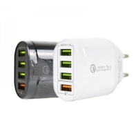 Stecker Wall/USB 4 port 3,1A 5V Fast Charge - BK385 - NetzteilDieser 3.1A 5V-Adapter mit 4 USB-Buchsen ermöglicht das schnelle und sichere Aufladen der meisten elektronischen Geräte.Dank des Wandanschlusses können Sie eine große Auswahl an Zubehör aufladen.Er erkennt intelligent die angeschlossenen Geräte und liefert den optimalen Strom.CE- und ROHS-zertifiziertZertifikate auf Anfrage erhältlich13459Smoke-Shop.ch12,90 CHFsmoke-shop.ch12,90 CHF