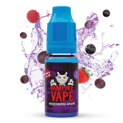 10 ml Vampire Vape - Heisenberg Grape - E-Liquid TPD2 vers. NikotinstärkenLieferumfang: 1x 10 ml Vampire Vape - Heisenberg Grape - E-Liquid TPD2 vers. NikotinstärkenGeschmack: Heisenberg, aber mit Trauben, noch fruchtiger, noch besser!Heisenberg das wohl beliebteste E-Liquid auf dem Dampfermarkt13474Vampire Vape4,90 CHFsmoke-shop.ch4,90 CHF 10 ml Vampire Vape - Heisenberg Grape - E-Liquid TPD2 vers. NikotinstärkenLieferumfang: 1x 10 ml Vampire Vape - Heisenberg Grape - E-Liquid TPD2 vers. NikotinstärkenGeschmack: Heisenberg, aber mit Trauben, noch fruchtiger, noch besser!Heisenberg das wohl beliebteste E-Liquid auf dem Dampfermarkt13474Vampire Vape4,90 CHFsmoke-shop.ch4,90 CHF