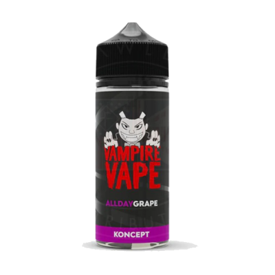 Vampire Vape Koncept 70/30 - All Day Grape - 100ml - Koncept XIXLieferumfang: Vampire Vape Koncept 70/30 - All Day Grape - 100ml - Koncept XIXAll Day Grape ist eine der kultigsten Geschmacksrichtungen.Ein herrlich fruchtiger Traubengeschmack, der ideal ist, um in einem wärmeren Klima zu dampfen. Aber, wie es auf der Flasche steht, kann man den ganzen Tag dampfen, in der Sonne oder im Schatten.Die Koncept-Reihe ist eine 70VG/30PG 100ml Mischung in einer 120ml Flasche. 13154Vampire Vape21,00 CHFsmoke-shop.ch21,00 CHF Vampire Vape Koncept 70/30 - All Day Grape - 100ml - Koncept XIXLieferumfang: Vampire Vape Koncept 70/30 - All Day Grape - 100ml - Koncept XIXAll Day Grape ist eine der kultigsten Geschmacksrichtungen.Ein herrlich fruchtiger Traubengeschmack, der ideal ist, um in einem wärmeren Klima zu dampfen. Aber, wie es auf der Flasche steht, kann man den ganzen Tag dampfen, in der Sonne oder im Schatten.Die Koncept-Reihe ist eine 70VG/30PG 100ml Mischung in einer 120ml Flasche. 13154Vampire Vape21,00 CHFsmoke-shop.ch21,00 CHF