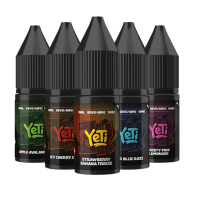 Yeti 3k Bar Salt - vers. Geschmacksrichtungen - 20 mg Nikotinsalz ProhibitionLieferumfang: 1x Yeti Nikotinsalz - Cherry 20mg/ml 10mlGeschmack in 10 leckeren Sorten: Red Grape - Knackige rote Trauben werden in jedem Zug des Yeti auf dem Höhepunkt ihrer Perfektion gepflückt.Piercing Peach -  Ein fruchtiger und süßer Geschmack bei jedem Ein- und Ausatmen, der garantiert jeden der 3k Züge von Yeti befriedigt.Pink Lemonade - Erinnert an ein Glas hausgemachte Limonade mit säuerlicher Grapefruit und einem Hauch von Zucker, gekrönt von kühlen EiswürfelnFrozen Watermelon - Schmecken Sie bei jedem Zug die Kühle von frisch gepressten WassermelonenPineapple Peach Mango - dieser süsse, saftige Mischung ist ein tropisches Paradies. Reife Ananas, fruchtiger Pfirsich und saftige MangoApple Avalanche - Genieße mit jedem Zug die erfrischende Explosion einer frischen Apfellawine. Eine Verschmelzung von grünem und saftig rotem Apfelgeschmack,Cherry Cola - Stillen Sie Ihren Durst nach einer sanften Abkühlung durch Cola, kombiniert mit säuerlichen Kirschen und erfrischenden Eiszapfen.Sour Blue Razz - Genieße die atemberaubende Kombination aus herb, süß und sauer mit jedem Zug. Eine coole Verschmelzung von spritzigen BeerenaromenCotton Candy Chill - dieser köstlichen, rosa-bewölkten Yeti-Mischung. Genieße den von Jahrmärkten inspirierten Geschmack von flauschigem Zuckerwatte, der mit jedem Zug gekühlt wird.Strawberry Banana Freeze - Der Geschmack eines frisch gemixten Smoothies. Yeti gepflückte reife Beeren gemischt mit Banane und EisInhalt: 10 mlNikotingehalt: 20mg Mischverhältnis: 40% PG / 60% VGInhaltstoffe: Propylenglykol, pflanzliches Glyzerin, AromenSchnelle NikotinaufnahmeSanfteres Gefühl im Hals, trotz höherer Dosierungneutralerer GeschmackOptimal nutzbar für POD Systeme oder MTL Tanks13948Yeti E-Liquid UK5,50 CHFsmoke-shop.ch5,50 CHF