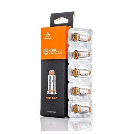 5x G Coils Verdampferköpfe für Aegis Pod von Geekvape vers. Ohm