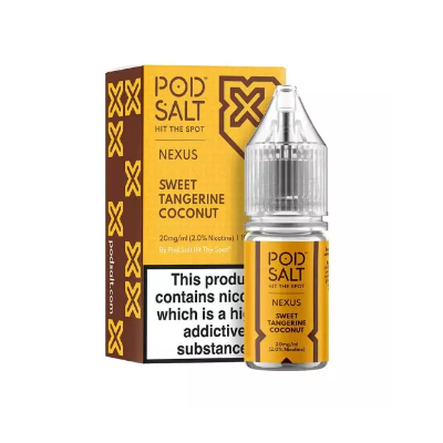 10 ml POD SALT FUSION - Sweet Tangerine Coconut - Nikotinsalz Liquid10 ml POD SALT FUSION - Sweet Tangerine -10 mg - Nikotinsalz Liquid...Geschmack:Verwöhne deinen Gaumen mit dieser unwiderstehlichen Kombination aus süsser Mandarine und zarter und cremiger Kokosnuss. Diese wunderbare Aromenkombination wirst du so schnell nicht vergessen.50% | VG / PGInhalt: 10 mlNikotingehalt: 10mg oder 20 mgMischverhältnis: 50% PG / 50% VGInhaltstoffe: Propylenglykol, pflanzliches Glyzerin, Aromen, Nikotin 14238Pod Salt - Nikotinsaltz6,90 CHFsmoke-shop.ch6,90 CHF 10 ml POD SALT FUSION - Sweet Tangerine Coconut - Nikotinsalz Liquid10 ml POD SALT FUSION - Sweet Tangerine -10 mg - Nikotinsalz Liquid...Geschmack:Verwöhne deinen Gaumen mit dieser unwiderstehlichen Kombination aus süsser Mandarine und zarter und cremiger Kokosnuss. Diese wunderbare Aromenkombination wirst du so schnell nicht vergessen.50% | VG / PGInhalt: 10 mlNikotingehalt: 10mg oder 20 mgMischverhältnis: 50% PG / 50% VGInhaltstoffe: Propylenglykol, pflanzliches Glyzerin, Aromen, Nikotin 14238Pod Salt - Nikotinsaltz6,90 CHFsmoke-shop.ch6,90 CHF