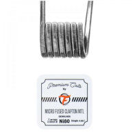 Micro Fused Clapton MTL Ni80 0.88 ohm (10 Stück) Vorgewickelte Coils - FumytechMicro Fused Clapton MTL Ni80 0.88 ohm (10 Stück) Vorgewickelte Coils - FumytechPremium Coils Full Ni80.2x30G/42G.7 Umdrehungen auf einer 2.5mm Ø Achse.Wert von 0.88Ω in Single.Perfekt für Ihre MTL Single Coil Atomizer.14426Fumytech7,90 CHFsmoke-shop.ch7,90 CHF