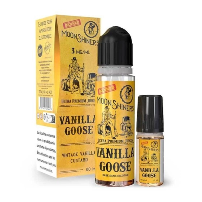 Vanilla Goose 50ml + 1 Booster 10ml - MoonShiners Shortfill LiquidVanilla Goose 50ml + 1 Booster 10ml - MoonShiners Shortfill LiquidUltra Premium JuiceGeschmack: Vanilla Goose ist die Zusammenstellung eines Vanillegeschmacks mit einer cremigen Creme. Ein garantierter Gourmetgenuss.Marke Moon ShinnersLand FrankreichGeschmack GourmandePG/VG-Verhältnis 50/50Verpackung PE-Flasche 60ml mit kindersicherem Verschluss.Inhalt 50ml3mg = 50ml + 10ml Nikotinshot6mg = 40ml + 2x10ml Nikotinshot14904Moonshiners - Premium Liquids18,90 CHFsmoke-shop.ch18,90 CHF Vanilla Goose 50ml + 1 Booster 10ml - MoonShiners Shortfill LiquidVanilla Goose 50ml + 1 Booster 10ml - MoonShiners Shortfill LiquidUltra Premium JuiceGeschmack: Vanilla Goose ist die Zusammenstellung eines Vanillegeschmacks mit einer cremigen Creme. Ein garantierter Gourmetgenuss.Marke Moon ShinnersLand FrankreichGeschmack GourmandePG/VG-Verhältnis 50/50Verpackung PE-Flasche 60ml mit kindersicherem Verschluss.Inhalt 50ml3mg = 50ml + 10ml Nikotinshot6mg = 40ml + 2x10ml Nikotinshot14904Moonshiners - Premium Liquids18,90 CHFsmoke-shop.ch18,90 CHF