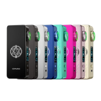 Mod Centaurus M100 - Lost Vape Box Mod - vers. FarbenDie Centaurus-Serie kehrt mit einem kleineren, farbenfrohen Mod zurück. Erhabene Gravuren zieren diese Box.Funktioniert mit einem 18650-Akku (nicht enthalten) und wird schnell (2A) über USB-C aufgeladen.Die maximale Leistung von 100 Watt lässt sich über ein Rädchen am Schalter einstellen.Großes 0,96" OLED-Display.Zwei Nutzungsarten: VW und DIY.Durchmesser von maximal 26 mm.14923Lost Vape42,00 CHFsmoke-shop.ch42,00 CHF