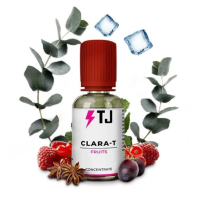 Aroma - Clara-T - 10/30ml von T-Juice GB (DIY)Lieferumfang: 1x Aroma - Clara-T - 30ml oder 10ml von T-Juice GB (DIY) Geschmack: Clara-T T-Juice Aroma (rote Beeren / Trauben + Anis und Menthol)1 x Clara-T T-Juice Aroma 30mlAroma nicht Pur dampfen!Mischverhältnis: 15%empfohlene: Reifezeit: 3-4 Tage14207t-juice logo6,40 CHFsmoke-shop.ch6,40 CHF