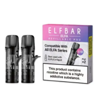 Elf Bar ELFA Pods - leere Nachfüll Kartuschen von Elf Bar (2 Pods)die ELFA Pro Prefilled Pods empty ist ein wiederauffüllbarer leerer Pod für die Elfa SticksLieferumfang: 2 Pods Konzeptiert für Elfliq Liquids oder andere Nic Salt Liquids1.1 Ohm Mesh CoilSeitliche Befüllung des Podsdie Elfa Refillable Pods passen auf die Elfa Pro sowie auch auf den Elfa Stick V1 und umgekehrt15346Elf Bar - Disposable Pods11,90 CHFsmoke-shop.ch11,90 CHF