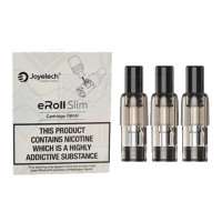 Ersatzpods (3x) - eRoll slim - 1 ohm von JoyetechLieferumfang: 3x Ersatzpods eRoll Slim - 1 ohm von JoyetechKartusche kompatibel mit dem Vape Pen eRoll Slim.In die Patrone integrierter Widerstand mit einem Wert von 1,0 Ohm.Kapazität von 2ml, die von der Seite befüllt wird.Größe: 16x48mm.1 Packungen wird mit 3 Pods verkauft.15008Joyetech9,90 CHFsmoke-shop.ch9,90 CHF