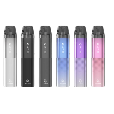 Elf Bar - ELF X Kit - Vers. Farben - 1000 mah - Airflow - Mesh Coils USB-CDas ELFBAR ELFX Pod Kit wurde entwickelt, um Ihr Dampferlebnis zu verbessern. Ausgestattet mit einem robusten 1000mAh Akku, bietet es reichlich Leistung für längere Verdampfungssessions. Mit einer maximalen...Lieferumfang: 1 x ELFX device1 x ELFX Dual Mesh 0.6Ω Pod1 x ELFX Dual Mesh 0.8Ω Pod1 x Type-C USB Cable1 x User Manual 15761Elf Bar - Disposable Pods18,90 CHFsmoke-shop.ch18,90 CHF Elf Bar - ELF X Kit - Vers. Farben - 1000 mah - Airflow - Mesh Coils USB-CDas ELFBAR ELFX Pod Kit wurde entwickelt, um Ihr Dampferlebnis zu verbessern. Ausgestattet mit einem robusten 1000mAh Akku, bietet es reichlich Leistung für längere Verdampfungssessions. Mit einer maximalen...Lieferumfang: 1 x ELFX device1 x ELFX Dual Mesh 0.6Ω Pod1 x ELFX Dual Mesh 0.8Ω Pod1 x Type-C USB Cable1 x User Manual 15761Elf Bar - Disposable Pods18,90 CHFsmoke-shop.ch18,90 CHF