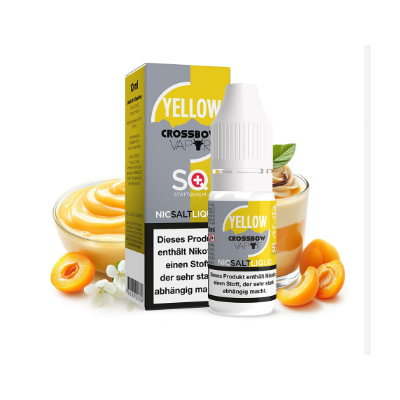 10 ml Crossbow Vapor - Yellow - Nikotin Salz Liquid 20mg10 ml Crossbow Vapor - Yellow - Nikotin Salz Liquid 20mgAprikose , Creme , Dessert , Frucht , Vanille powered by StattQualmVG/PG: 50%50%Nikotin: 20mg Nikotinsalz15923Crossbow Vapor Squape5,50 CHFsmoke-shop.ch5,50 CHF