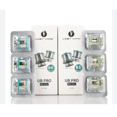 Lost Vape UB Pro Coils - Verdampferkopf (3 Stück pro Packung)Lost Vape UB Pro P1 0.15 Ohm Coil Verdampferkopf (3 Stück pro Packung)Die Lost Vape UB Pro P1 Heads mit einem Widerstand von 0,15 Ohm sind für das DL-Dampfen ausgelegt und können in einem Leistungsbereich von 70 - 90 Watt betrieben werden. Pro bestellter Packung werden drei UB Pro P1 Heads geliefert.Wichtige MerkmaleWiderstand: 0,15 OhmLeistungsbereich: 70 - 90 WattMaterial: Ni80Wicklung: Meshgeeignet für DLPlug & Pull CoilsGeeignet für:Lost Vape Ursa Quest Multi E-ZigaretteLost Vape Thelema Quest 200 Watt E-Zigaretten SetLost Vape Ursa Pro Pod 7mlLieferumfang:3x Lost Vape UB Pro P1 0,15 Ohm Coil Verdampferkopf16011Lost Vape14,90 CHFsmoke-shop.ch14,90 CHF Lost Vape UB Pro Coils - Verdampferkopf (3 Stück pro Packung)Lost Vape UB Pro P1 0.15 Ohm Coil Verdampferkopf (3 Stück pro Packung)Die Lost Vape UB Pro P1 Heads mit einem Widerstand von 0,15 Ohm sind für das DL-Dampfen ausgelegt und können in einem Leistungsbereich von 70 - 90 Watt betrieben werden. Pro bestellter Packung werden drei UB Pro P1 Heads geliefert.Wichtige MerkmaleWiderstand: 0,15 OhmLeistungsbereich: 70 - 90 WattMaterial: Ni80Wicklung: Meshgeeignet für DLPlug & Pull CoilsGeeignet für:Lost Vape Ursa Quest Multi E-ZigaretteLost Vape Thelema Quest 200 Watt E-Zigaretten SetLost Vape Ursa Pro Pod 7mlLieferumfang:3x Lost Vape UB Pro P1 0,15 Ohm Coil Verdampferkopf16011Lost Vape14,90 CHFsmoke-shop.ch14,90 CHF