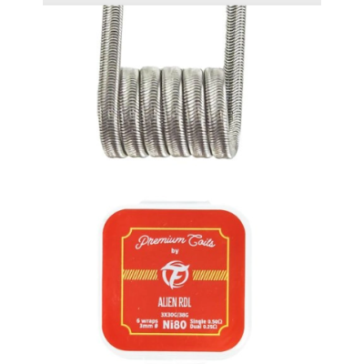 Alien RDL Ni80 0.50 Ohm 3 mm (10 Stück) Vorgewickelte Coils - FumytechAlien RDL Ni80 0.50 Ohm 3 mm (10 Stück) Vorgewickelte Coils - FumytechPremium Coils Full Ni80.3x30G/38G.6 Umdrehungen auf einer 3mm Ø Achse.Wert von 0.50Ω in Single.Perfekt für Ihre RDL Single Coil Atomizer.16320Fumytech11,90 CHFsmoke-shop.ch11,90 CHF Alien RDL Ni80 0.50 Ohm 3 mm (10 Stück) Vorgewickelte Coils - FumytechAlien RDL Ni80 0.50 Ohm 3 mm (10 Stück) Vorgewickelte Coils - FumytechPremium Coils Full Ni80.3x30G/38G.6 Umdrehungen auf einer 3mm Ø Achse.Wert von 0.50Ω in Single.Perfekt für Ihre RDL Single Coil Atomizer.16320Fumytech11,90 CHFsmoke-shop.ch11,90 CHF