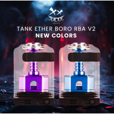 Ether Boro V2 RBA - vers. Farben - Suicide Mods X Vaping Bogan1x Ether v2 Boro RBA1x Crypt v2 Boro Tank8x Airlfow Pins1x MTL Wicking Barrel1x Ersatzteil-TascheBesonderheiten:15779Suicide Mods52,00 CHFsmoke-shop.ch52,00 CHF Ether Boro V2 RBA - vers. Farben - Suicide Mods X Vaping Bogan1x Ether v2 Boro RBA1x Crypt v2 Boro Tank8x Airlfow Pins1x MTL Wicking Barrel1x Ersatzteil-TascheBesonderheiten:15779Suicide Mods52,00 CHFsmoke-shop.ch52,00 CHF