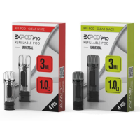 RP1 Expod Pro 3ml Refillable Cartridges - Exvape x4 Pack (Elfa kompatibel)RP1 Expod Pro 3ml Refillable Cartridges - Exvape x4 Pack (Elfa kompatibel)Kompatibel mit ELFA Pro ist ein wiederauffüllbarer leerer Pod für die Elfa Sticks oder Expod Pro SysetmeLieferumfang: 4 befüllbare (leere) Pods Konzeptiert für Elfliq Liquids oder andere Nic Salt Liquids1.0 Ohm Mesh CoilSeitliche Befüllung des Podsdie Elfa Refillable Pods passen auf die Elfa Pro sowie auch auf den Elfa Stick V1 und umgekehrt und Expo Pods16454Elf Bar - Disposable Pods11,90 CHFsmoke-shop.ch11,90 CHF